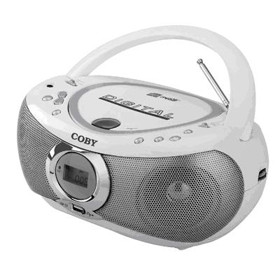 Picture of Recalled Coby-Brand USB/MP3/CD Boombox