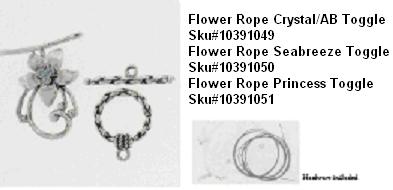 Picture of Recalled Flower Rope Crystal/AB Toggle SKU# 10391049, Picture of Recalled Flower Rope Seabreeze Toggle SKU# 10391050, Picture of Recalled Flower Rope Princess Toggle SKU# 10391051