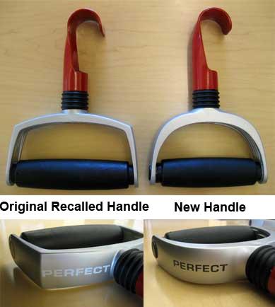 Picture of recalled Perfect Pullup handles