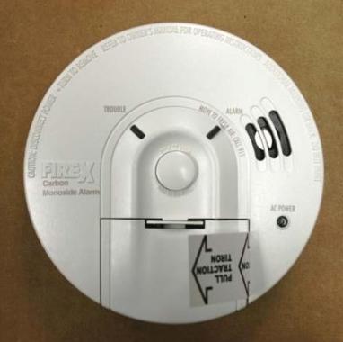 Picture of Recalled 10000 Series Carbon Monoxide (CO) Alarm