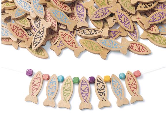 Jesus Fish Beads