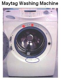 Picture of Recalled Maytag Washing Machine