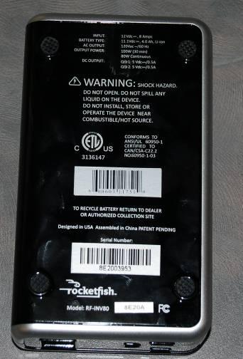 Picture of Recalled Universal AC/DC/USB Portable Power Source