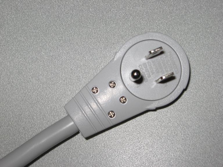 Picture of rotating plug on Recalled Surge Protector