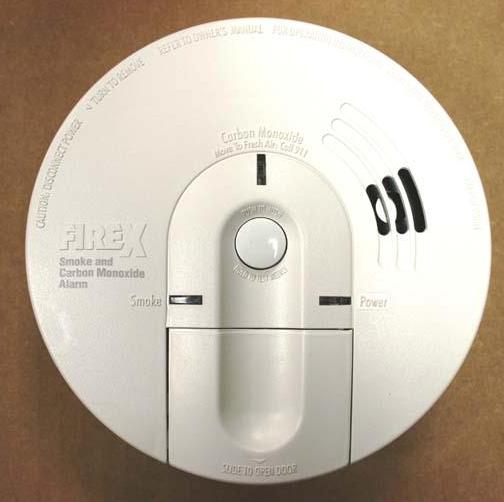 Picture of Recalled 12000 Series CO/Smoke Combo Alarms