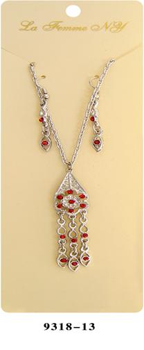 Picture of Recalled Necklace and Earring Set 9318-13