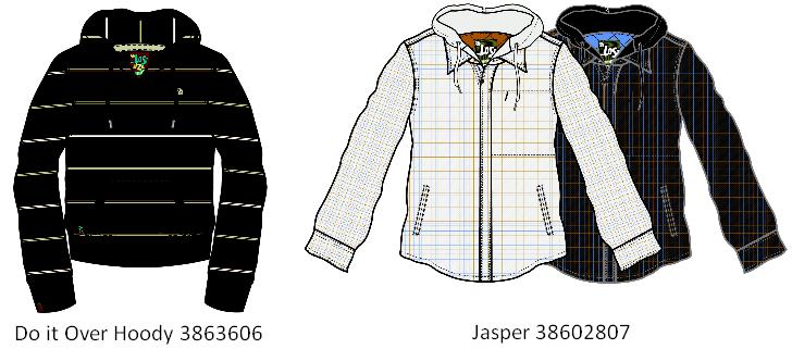 Picture of Recalled 3863606 Do it Over Hoody, 38602807 Jasper Children's Hooded Sweatshirts