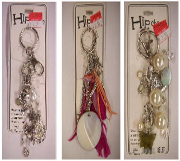Picture of Recalled Hip Charm Key Chains
