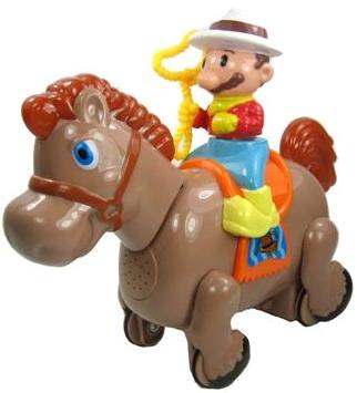 Picture of Recalled Cowboy on a Horse Little Rider Toys