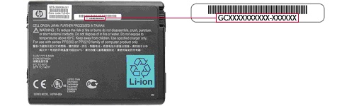 Picture of Recalled Computer Batteries