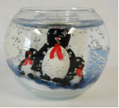 Picture of Round Shape with Penguins, Model #604