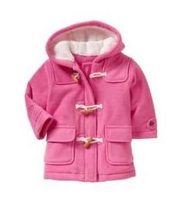 Picture of Recalled babyGap Children's Blue Plaid Toggle Coat